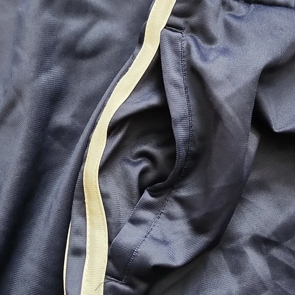 STARTER Blue and White Stripe Jogger Sweatpants Athletic Fit; Navy, Size:XL - Picture 7 of 13